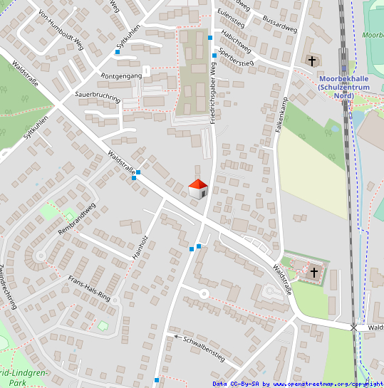 Lageplan Wohngrundst�ck Norderstedt