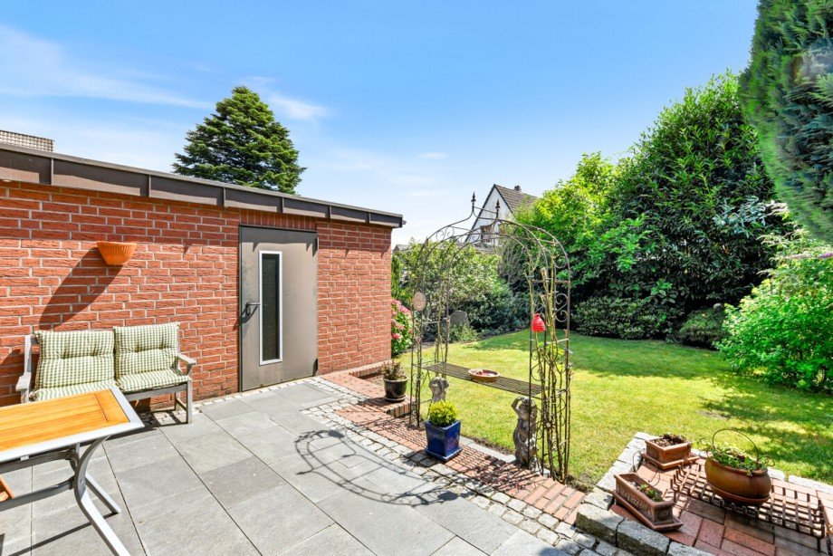 Terrase Doppelhaush�lfte Norderstedt