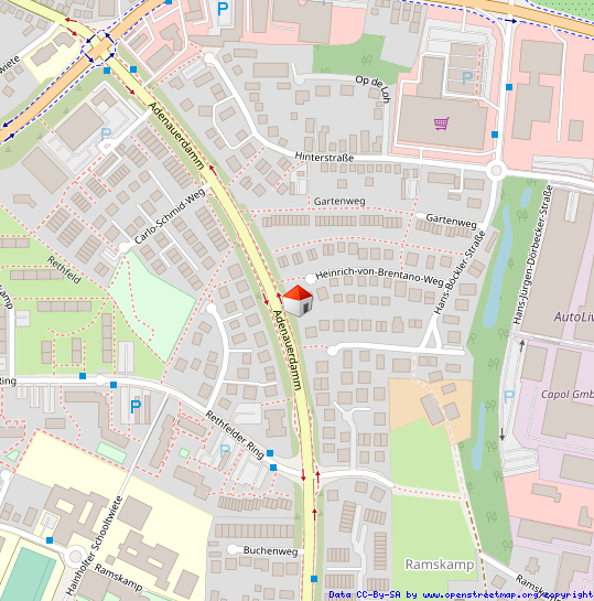 Lageplan Einfamilienhaus Elmshorn