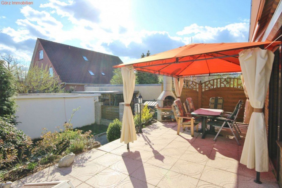 Terrasse Doppelhaush�lfte Tornesch