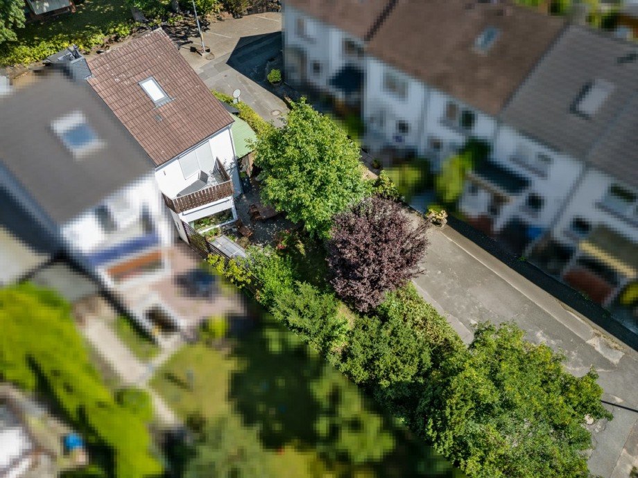 Luftaufnahme Reihenendhaus Norderstedt