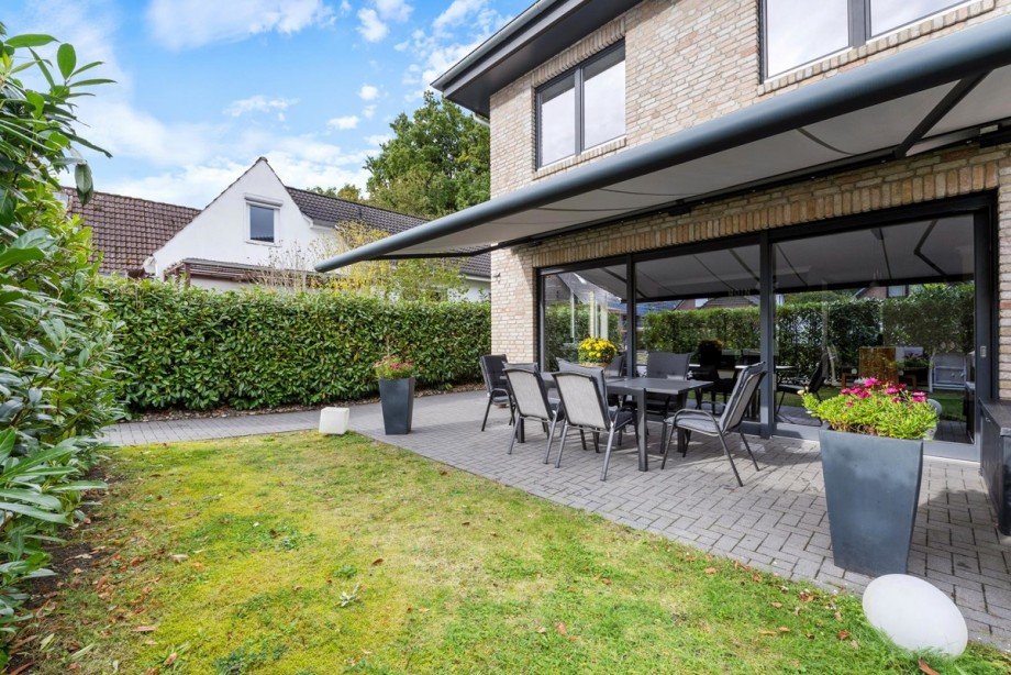 S�d-Terrasse Doppelhaush�lfte Norderstedt