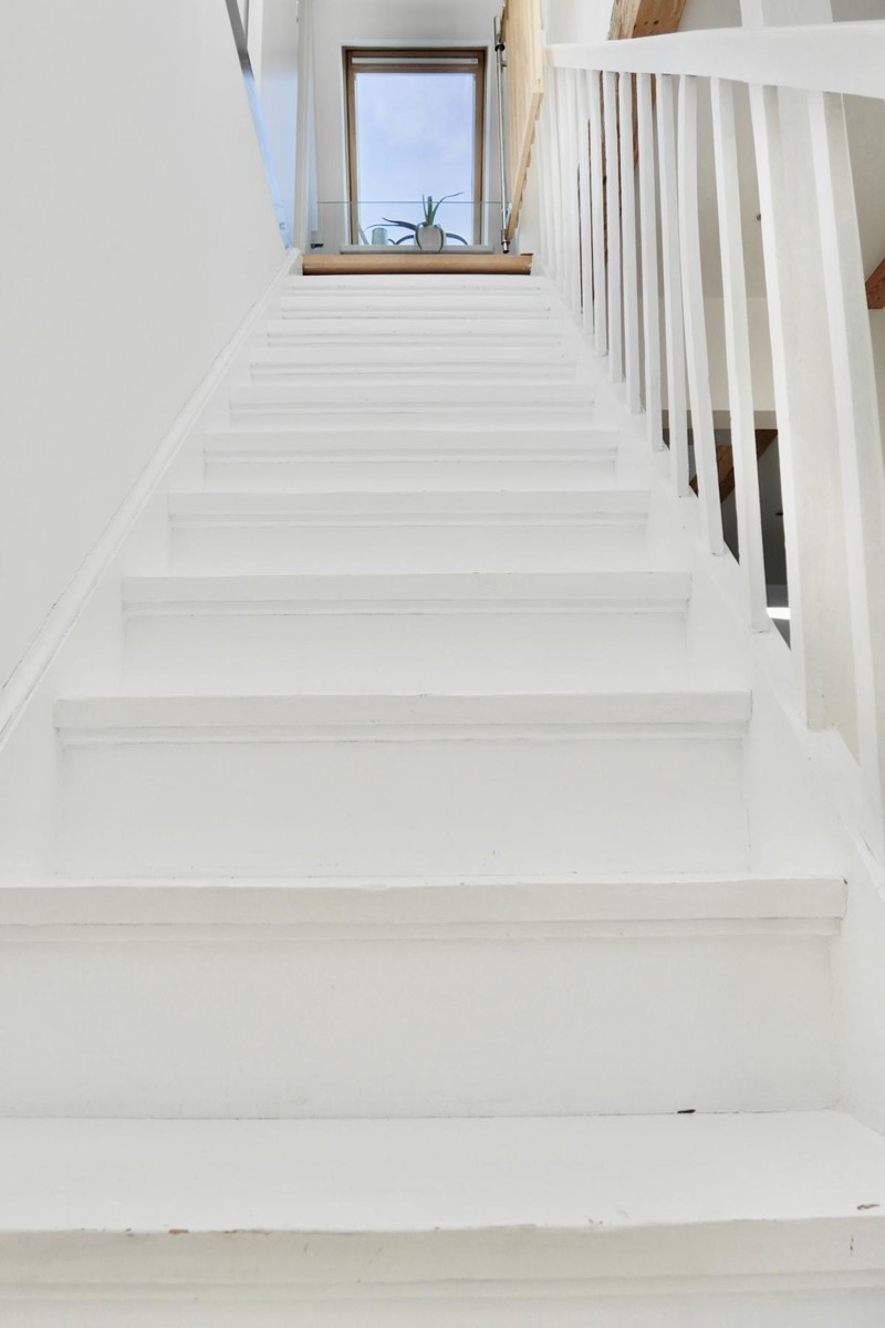 Treppe in das Obergeschoss Doppelhaush�lfte Norderstedt
