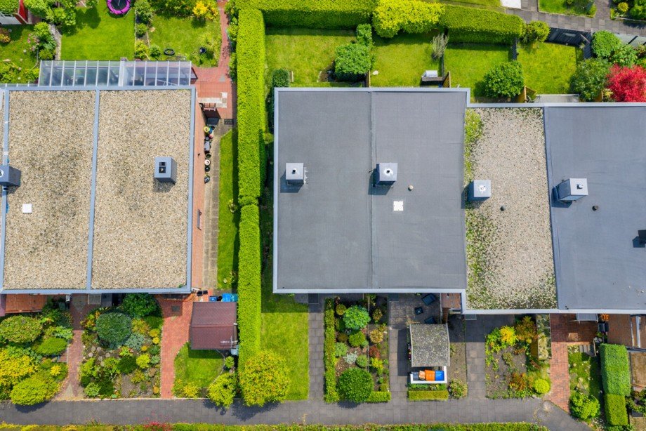 Drohnenfoto Reihenendhaus Henstedt-Ulzburg