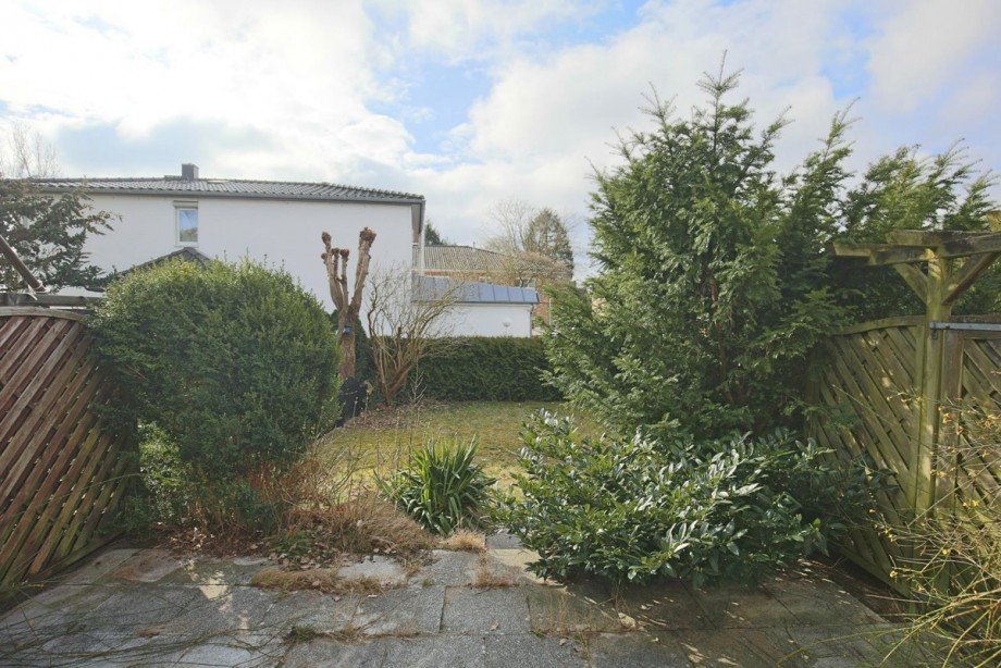 Blick vom Garten Reiheneckhaus Norderstedt