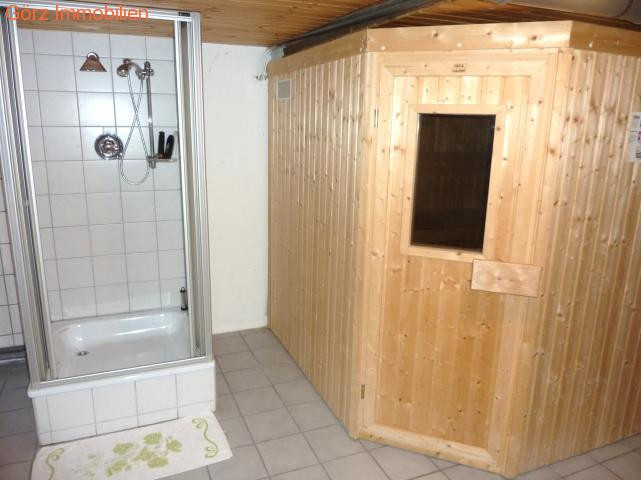 Sauna und Dusche im Keller Einfamilienhaus Norderstedt