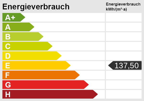 Energieskala Bungalow Norderstedt