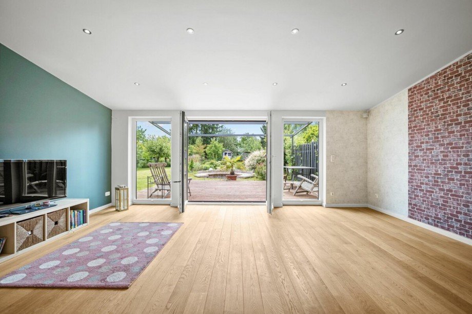 Wohnzimmer Doppelhaush�lfte Norderstedt