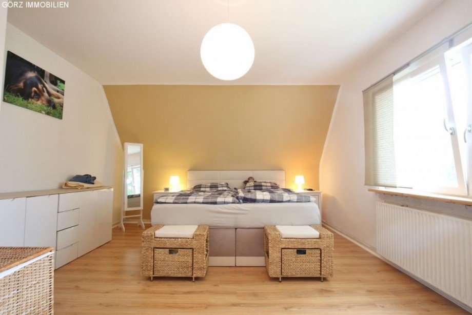 sch�nes Schlafzimmer Einfamilienhaus Pinneberg