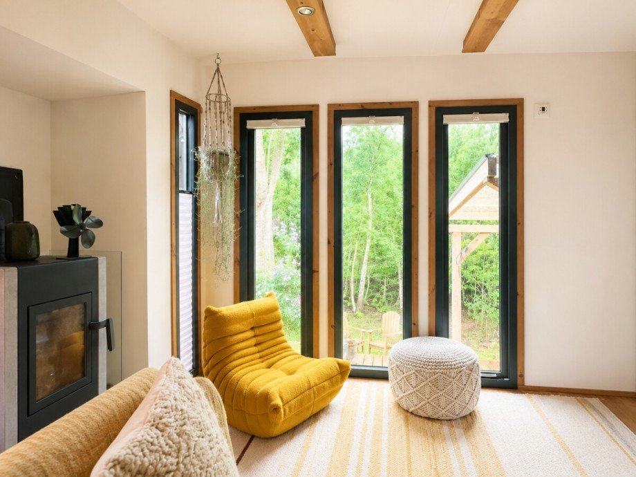 D�nische Fenster �ber die gesamte Waldseite Haus Itzstedt