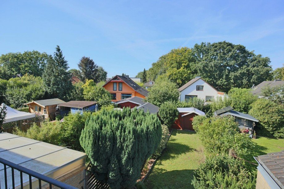 Blick vom Balkon Reihenhaus Norderstedt