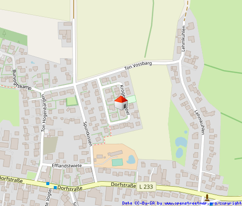 Lageplan Doppelhaush�lfte Kisdorf