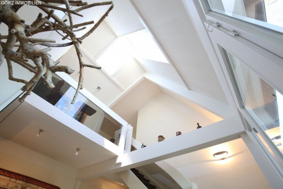 Blick nach oben Einfamilienhaus Sieversh�tten