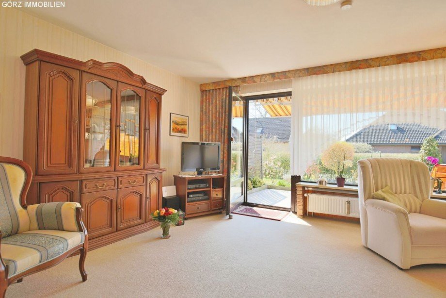 Blick in den Garten Reihenhaus Elmshorn