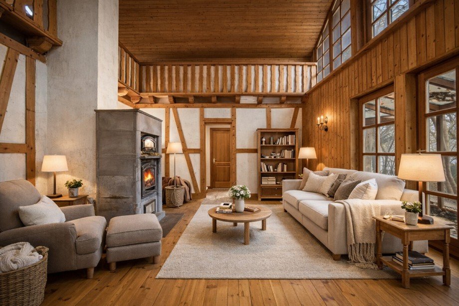 Einrichtungsbeispiel/Virtuelles Homestaging Einfamilienhaus Sieversh�tten