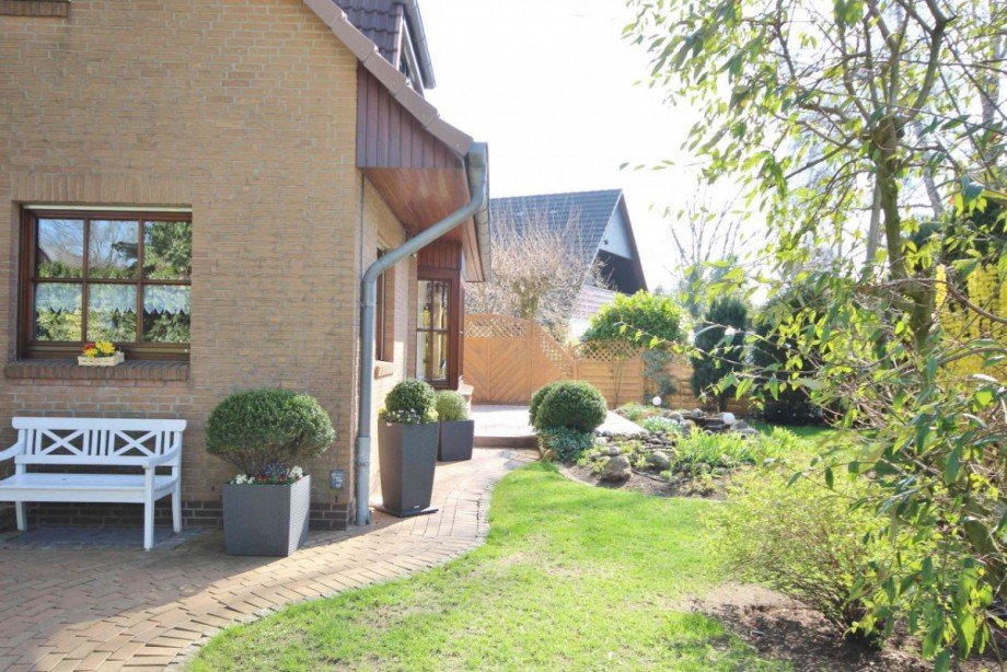 Blick au die Terrasse Einfamilienhaus Norderstedt