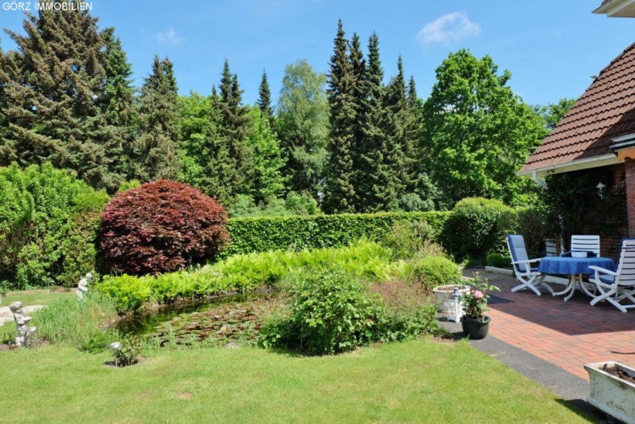 Sch�n angelegter Garten Einfamilienhaus Norderstedt